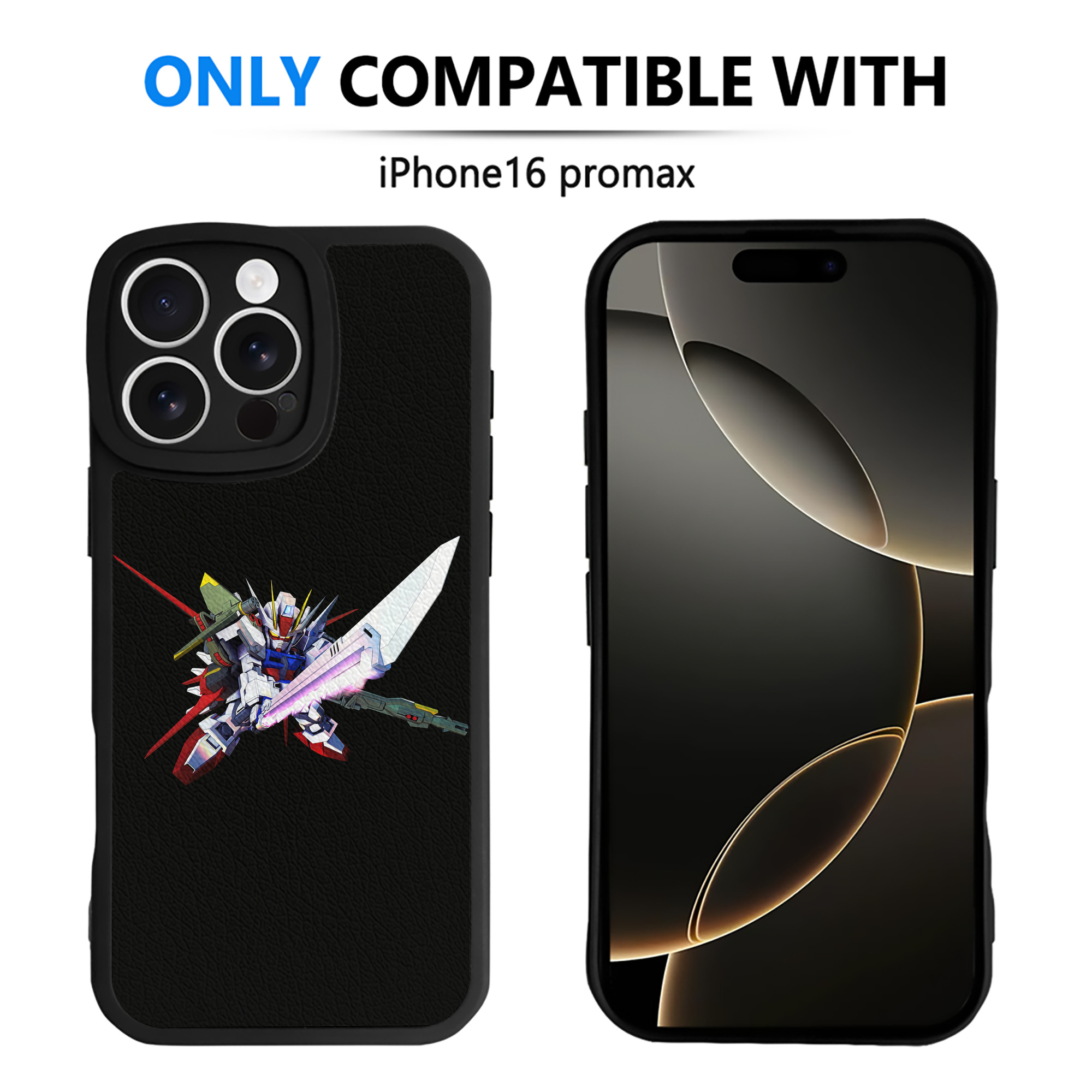 （画像用） 機動戦士ガンダム Mobile Suit Gundam 【iPhone 16シリーズ対応】シリコンスマホケース（レザー調） 材質：シリコン